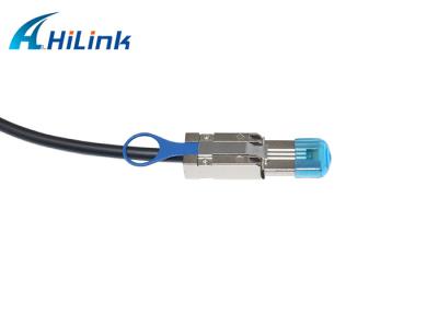 China Mini SAS 40G SFP Direct Attach Copper Cable 8808 1M 30AWG Black for sale