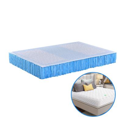 China Factory foldable 1.0 - 2.3mm steel wire innerspring mattress pocket spring bule white OEM zones mattress for sale