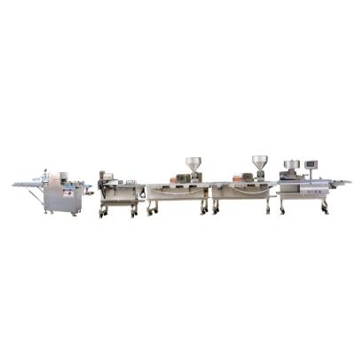 China Easy Operation Automatic Bakery Topping Cross Toast Egg Bread Making Production Line With Slicer Equipment  Machine for sale