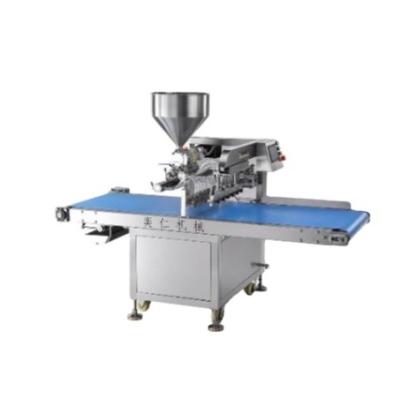 China Snack food factory High Quality Guangdong 3 Types Topping Cream  Chocolate Or Jam Machine For Bread Making Production Line for sale