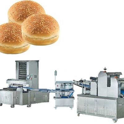 China Easy Operation Industrial or Commercial hamburg Bread Making machine  Production Line For Bread Factory for sale