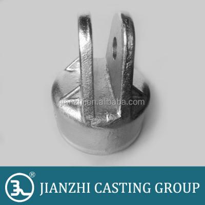 China High Voltage Metal Caps Fittings Post Porcelain Clevis Type Insulator for sale