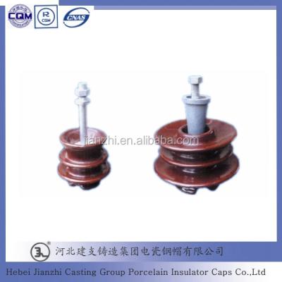 China High Voltage 33 Kv Pin Porcelain Insulators With Shaft for sale