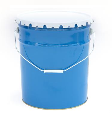 China Hot Selling Shipping and Storage Edge Lid Pail Chemical Blue Curly Barrel 18L for sale