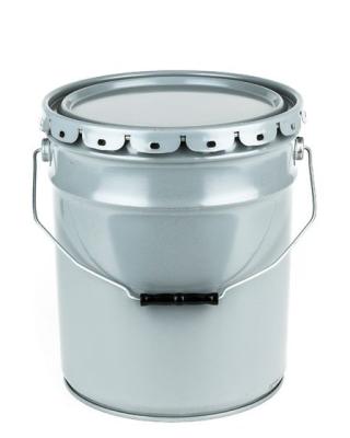 China Shipping and Storage 5 Gallon Gray Steel Pail Open Head Single Flower Cover zu verkaufen