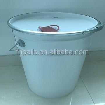 China Tin Pail for Fermentation Tank 25L Tin Pail for Coffee Bean Fermentation Tank with Lock Ring Lid zu verkaufen