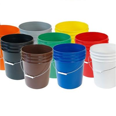 China Shipping and Storage 5 Gallon Buckets Open Head Plastic Buckets Paint Buckets for sale