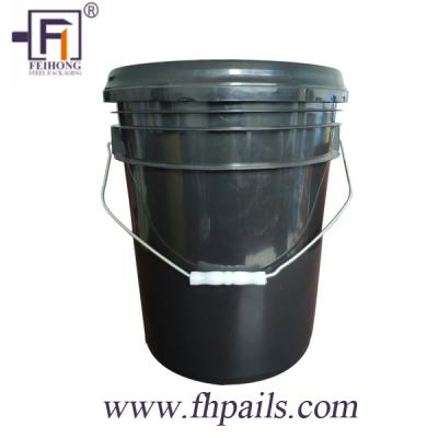 China Hot Sale Wholesale 2 Gallon/3 Gallon/5 Gallon Plastic Paint Buckets With Lids For Painting for sale