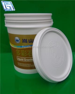 China Chemical Resistant Plastic Containers With Lid And Handle for sale