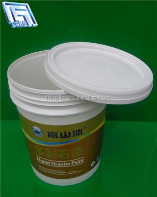 China Plastic bucket of paint for the paint industry for sale