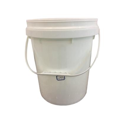 China 18 liter plastic liner buckets with sealing lid for paint and oil packing for sale