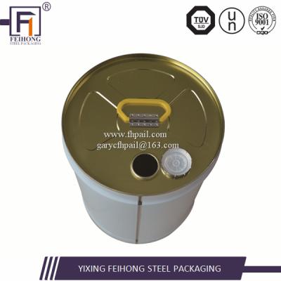 China Wholesale Liner Custom Printed 5 Gallon Olive Metal Barrels for sale