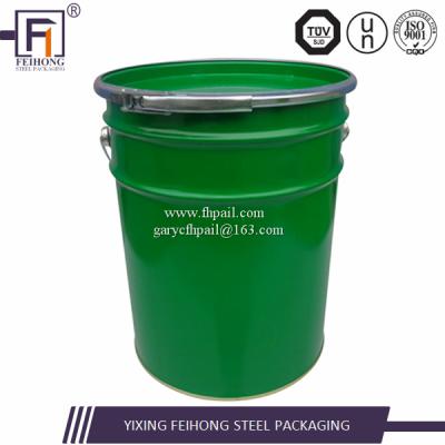 China 5/10/15/18/20l/20 liter/liter metal paint bucket wholesale antirust coating bucket for sale