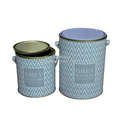 China Wholesale Custom Paint Logo 5 Liter Tin Packing Cans for sale