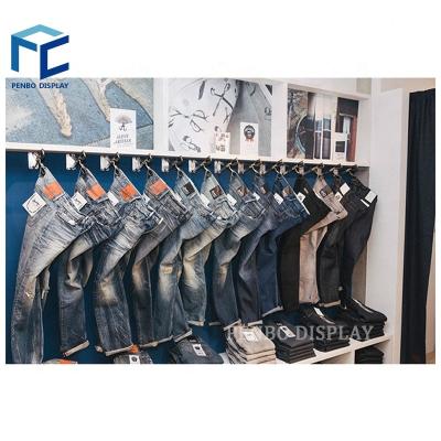 China New design men's clothing equipment display rack men's clothing store decoration suit display furniture commercial display for men's clothing store for sale