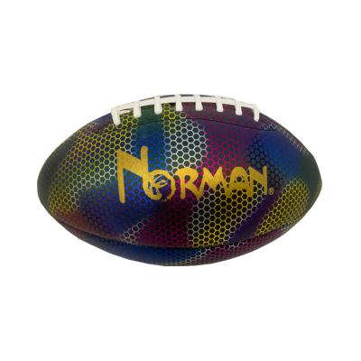 China Original Factory American Football Reflective Rugby Indoor Holographic Glowing Wholesale Price for sale