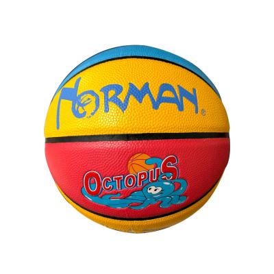 China Training Logo Basketball Custom Size 5 For Youth Kids Training for sale