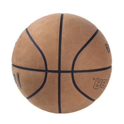 China 2017 Training Cheap Cow Leather Colorfu Custom Basketball for sale