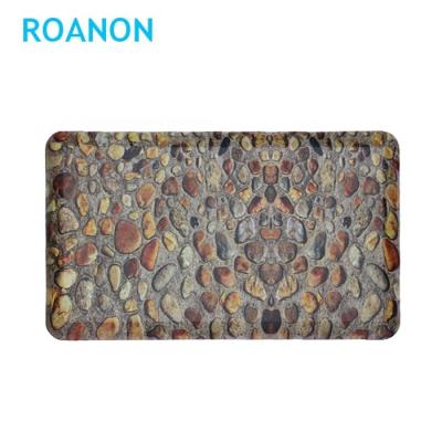 China Stain Resistant Original Roanon PU 3D Anti-fatigue Desk Position Office Digital Printing Mat for sale