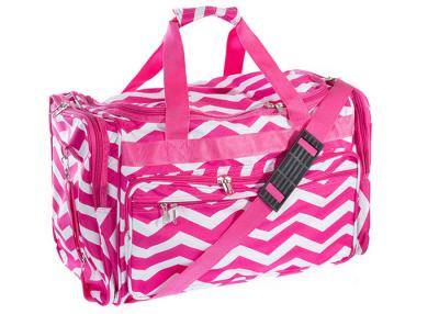 China Lady Gym Traveling Duffel Bags , Womens Holdall Weekend Bags PE Board Inside for sale