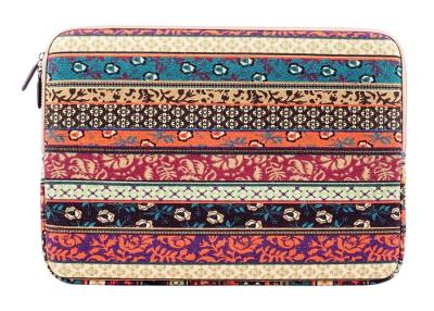 China 14 Inch Bohemian Style Portable Padded Laptop Sleeve Polyester And Soft Fabric for sale