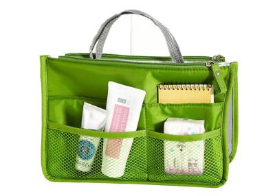 Cina Organizzatore cosmetico d'attaccatura cosmetico della borsa di viaggio dell'articolo da toeletta di bellezza verde di nylon della borsa in vendita