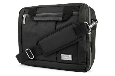 China Waterproof Black Laptop Sleeve Bag With Multi Pockets And Organizer Inside for sale