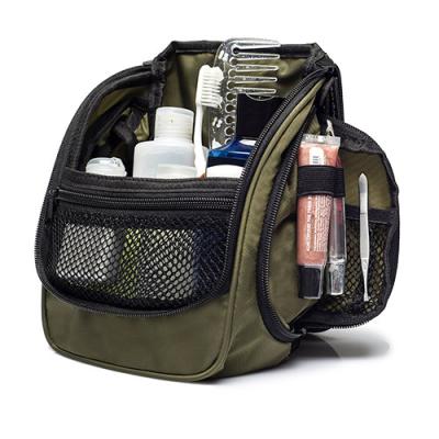 China Waterproof Hanging Toiletry Travel Bag With Mesh Pockets And Studry Hook for sale