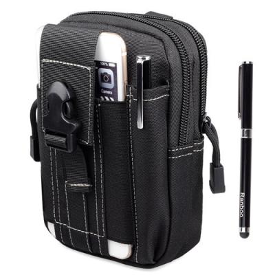 China 1680D Nylon Belt Loop Utility Tactical Travel Pouch Waist Pocket For Cellphone for sale