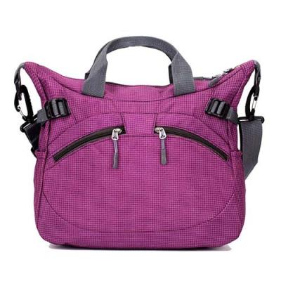 China Saco portátil claro de nylon roxo do portátil do mensageiro para o lazer/0.15kg de compra à venda