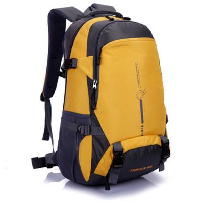 China 45L Waterproof o acampamento caminhando a cor do amarelo da trouxa/trouxa do curso para homens à venda