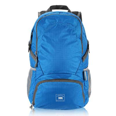 China Peso ligero azul que camina a las mujeres plegables de la mochila que caminan las mochilas 30 * 15 * 45cm en venta