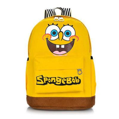 China Yellow 600d Polyester / 210d Lining Schoolbags For Kids Medium Capacity for sale