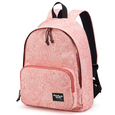 China Fashion Leisure Kid School Bag Teenager Polyester Travel Backpack For Students for sale