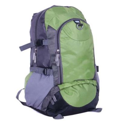 China Mochila do esporte exterior que escala o nylon verde de Ripstop que acampa caminhando a trouxa à venda