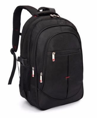 China La mochila negra de los deportes de la prenda impermeable del nilón con el ordenador portátil embolsa correas de hombro ajustables en venta