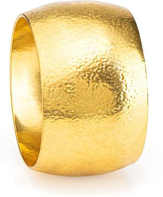 China Tabletex Christmas Napkin Rings Sustainable 2022 Gold for sale