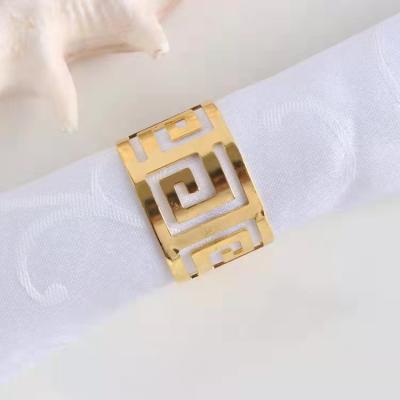 China Christmas 2022 European Silver Gold Ring Alloy Ring Decoration Vintage Christmas 2022 Wedding Party Viable Wholesale Bedroom Towel for sale