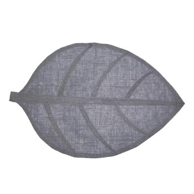 China Tabletex Tabletex Sustainable New Design Custom Natural Wholesale Table Mat Leaf Green Paper Place Mats for sale