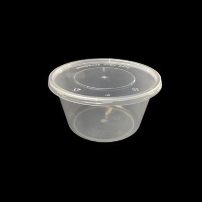 China 450ml Disposable BPA Stackable Take Out Food Container, Disposable Plastic Microwavable Lunch Box With Lid for sale