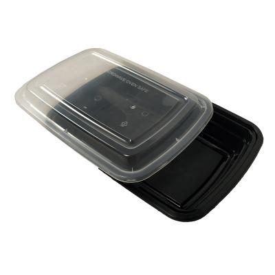 China 28oz Microwavable China Wholesale Bpa Free Bento Lunch Box, Walmart Box* Plastics PP Food Containers for sale