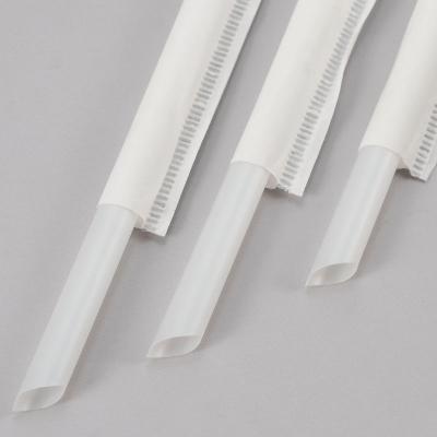 China Eco Friendly Compostable PLA Printed Custom Drinking Edible Biodegradable PLA Straws for sale