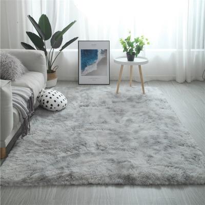 China Cushioned Soft Silky Smooth Synthetic Anti Slip Blanket Rug For Bedroom Shaggy Carpet TIA Customized PVC Plush Starfish Dots Adult for sale