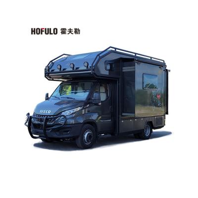 China Hofulo factory direct sales full aluminum van body camper C class rv camper for family camping for sale