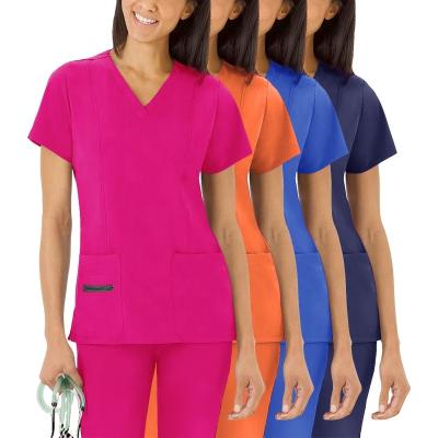 China Private Label Breathable Hospital Nurse Uniform Sets Trotter Nursing Scrubs Suit Women Nurses Hospital Uniforms Scrubs Uniform for sale