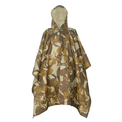 China 100% spot raincoat wholesale goods best-selling military poncho for three-in-one poncho raincoat and woodland camouflage poncho for sale