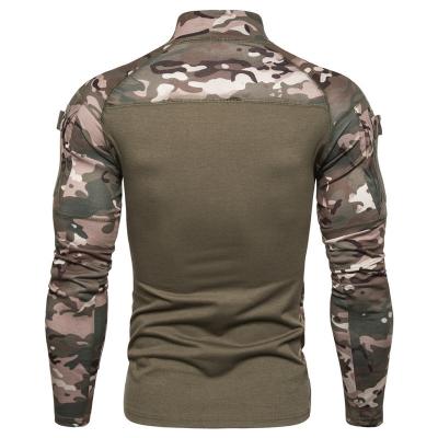 China Anti-UV Cotton Shirt Men's Vintage Army Green 100% Full Sleeve Casual Style Men's Long Sleeve Shirt for sale