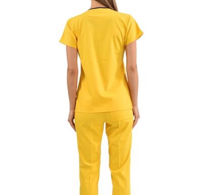 China Medical Uniform Factory Wholesale Unisex Nursing Scrub Uniforms Sets Fashionable Spandex for sale