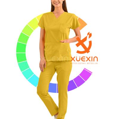 China Wholesale Eco-Friendly Nursing Uniform Scrub Suit Medical Comfortable Jogger Scrubs Sets Private Label Hospital Uniforms for sale