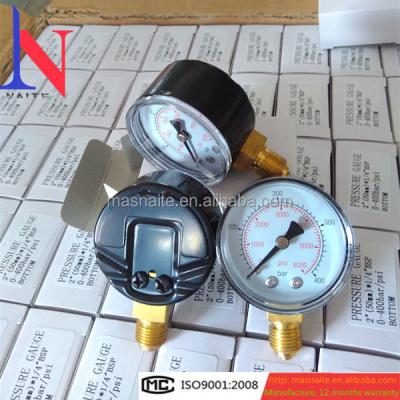 China 50mm 400 bar pressure gauge 2